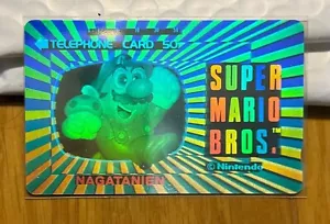 Scheda telefonica ologramma Super Mario Bros. Nintendo Giappone rara - Foto 1 di 3