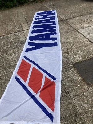 YAMAHA Genuino Original de Fábrica 14 ft Garaje Taller Letrero Bandera Nuevo Foto 1 de 4