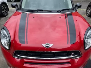 MINI COUNTRYMAN STYLE MOTORHAUBE STREIFEN MOTORHAUBENSTREIFEN VINYL AUFKLEBER SELBSTKLEBEND - Bild 1 von 1