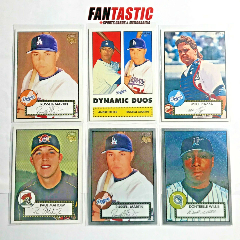 2006 & 2007 Topps Rookie '52 YOU PICK Base, SP, RC, Chrome, Insert Dynamic Duos - Image 1 of 1