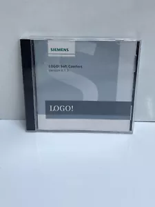 SIEMENS 6ED1058-0BA08-0YA1 LOGO SOFT COMFORT VERSION 8.1.1 - Picture 1 of 3