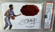 2016 Panini Flawless Joel Embiid Ruby Autographs /15 PSA NM-MT 8 💎🏀