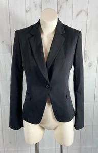 Giacca blazer professionale Tahari nera abbottonata - taglia 6 - Foto 1 di 6