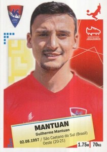 130 GUILHERME MANTUAN # BRAZIL GIL VICENTE.FC STICKER SANDWICHES FUTEBOL 2021