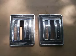 1969 1970 MUSTANG COUGAR AUTO FLOOR CONSOLE SHIFTER BEZEL C9ZB - Foto 1 di 5