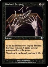 Skeletal Scrying x4 Odyssey MtG NM