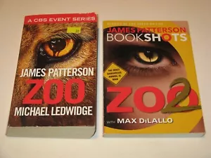 James Patterson Zoo + Zoo 2 w/Ledwiidge, DiLallo pb lot - Imagen 1 de 3