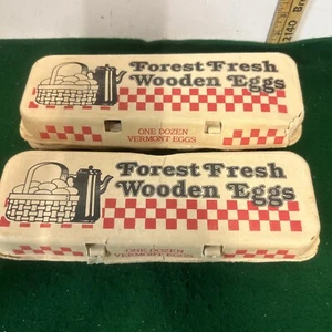 Forest Fresh Wooden 22 Eggs Vermont With Bio-Degradable Cartons - Picture 1 of 9