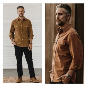 Camisa Taylor Stitch Yosemite en color tostado tabaco para hombre S NUEVA - Imagen 1 de 11