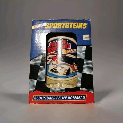 Nascar Sport beer steins sculptured relief hoffbrau Mark Martin #6 valvoline - Image 1 of 4