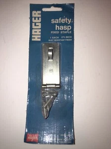 Hasp de seguridad giratorio vintage Hager Hinge Co. 3 1/2 - Imagen 1 de 7