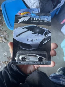 Hot Wheels Lamborghini Huracan LP 610-4 Forza Motorsport 2017 In White - Rare - Picture 1 of 1