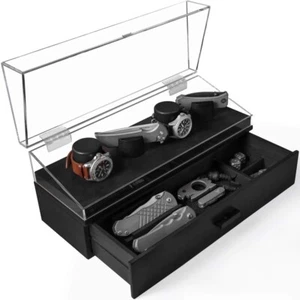 Holme & Hadfield Pocket Knife Deck VALET DISPLAY CASE EDC Knives Watch Watches - Picture 1 of 1