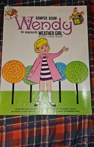 Romper Room Plasticon Wendy The Weather Girl Colorforms 60s Like Willy