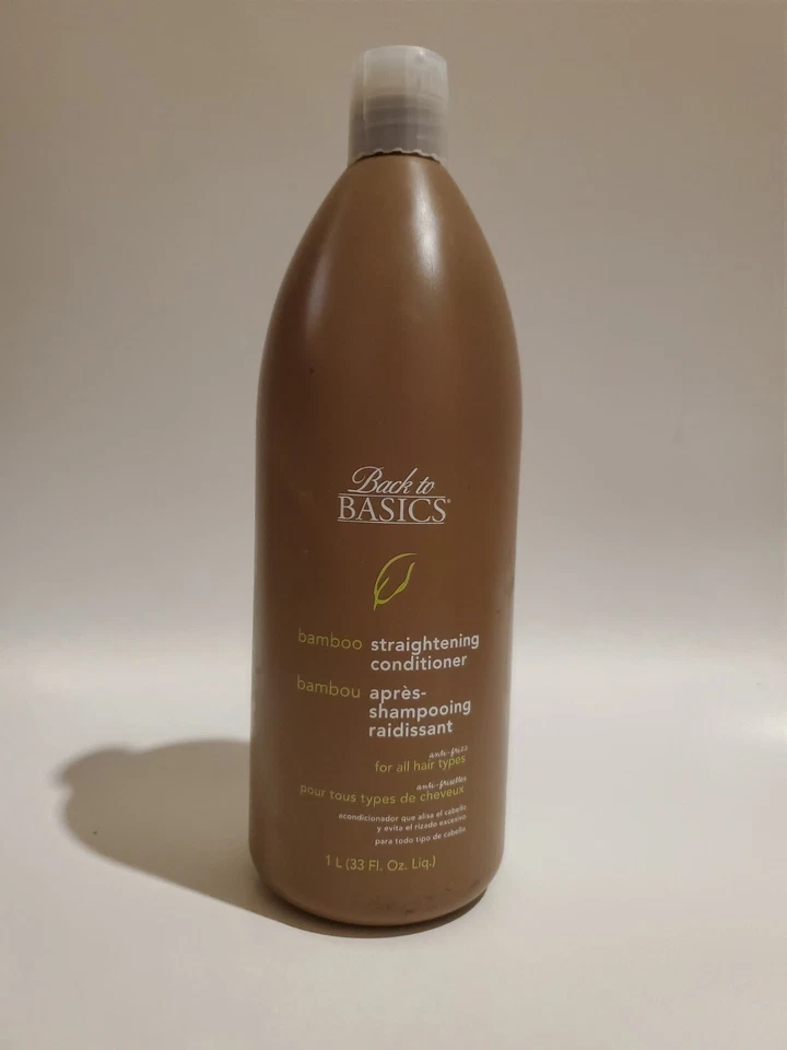 BACK TO BASICS BAMBOO STRAIGHTENING Conditioner 1L size ANTI-FRIZZ - Image 1 of 1