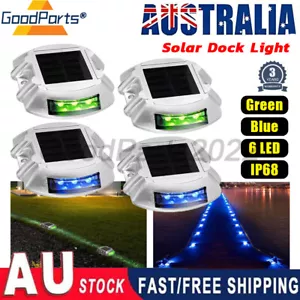 2/4PCS Solar Driveway Lights Deck Pathway Lights Solar Dock LED Light Safety AU - Picture 1 of 9
