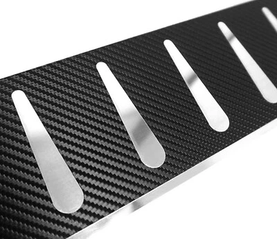 Para mercedes v-class (2015 Carbono Frustrado Parachoques Trasero Protector - Imagen 1 de 3