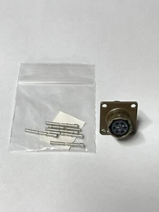 ITT Cannon KPSE 6 Position Circular Receptacle Crimp Socket KPSE02E10-6SW - Picture 1 of 10