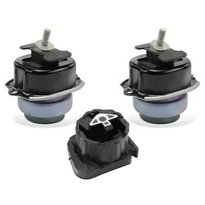 3x Front Engine Motors & Transmission & Mount for BMW X5 2007-18 X6 2009-19 3.0L - Image 1 of 4