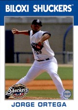 2016 Biloxi Shuckers Grandstand #17 Jorge Ortega Caracas Venezuela Baseball Card