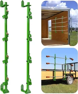 4 Place Trimmer Racks for Trailer Landscape Truck Equipment Accessories w/Lock - Picture 1 of 19