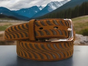 Brighton CORTES Belt Sizes 30, 34, 38, 42 NWT M11059 - Picture 1 of 12