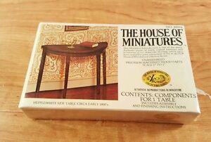 THE HOUSE OF MINIATURES HEPPLEWHITE SIDE TABLE/CIRCA EARLY1800's # 40004