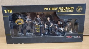 Truescale TSM12AC08 F1 Pit Crew Figurines Team Lotus F1 JPS Set Of 6 1/18 Scale - Picture 1 of 11