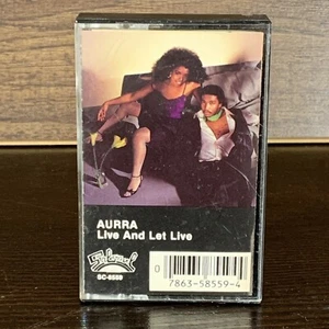 AURRA Live And Let Live 1983 Salsoul SC-8559 R&B Funk RARE VINTAGE CASSETTE TAPE - Picture 1 of 12