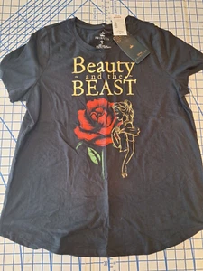Camiseta Disney Princesa La Bella y la Bestia Manga Corta Nueva con Etiquetas Talla 0X - Imagen 1 de 3