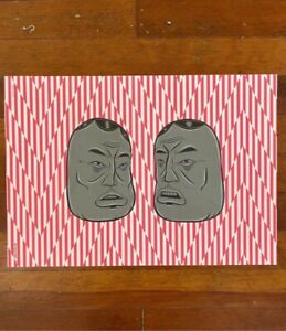 Barry McGee Print ( Two Faces), 2022 Limited Edition Rare