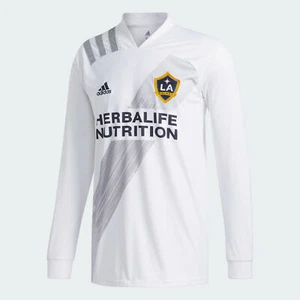 Neu Herren Adidas 2020 Aeroready LA Galaxy Home LS weiß Trikot (FI4020) S $100 - Bild 1 von 2