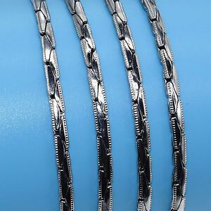 18 Inches Fashion Men'S Stainless Steel 3.5MM Jewelry Chain Necklace Pendant Z02