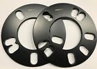 2 X 5mm Black Universal Alloy Wheel Spacer Shims For Ford Mustang 4&6 Cyl 15>