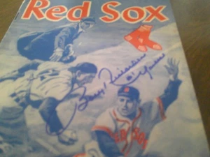 BOSTON REDSOX /YANKEES 1961 PROGRAM/B.RICHARDSON AUTOGRAPH./ - Picture 1 of 5