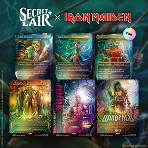 PSL Magic the Gathering Secret Lair x Iron Maiden Eddie Unchained Foil Edition - Picture 1 of 7