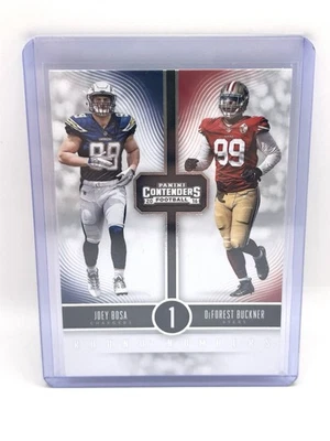 2016 Panini Contenders Round Numbers DeForest Buckner Joey Bosa #5 Rookie RC - Image 1 of 2