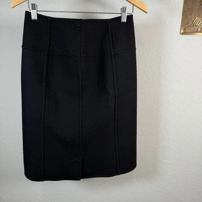 Piazza Sempione Black Wool Blend Pencil Skirt IT 42 US 6 - Image 1 of 4