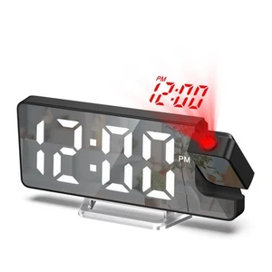 Reloj despertador de proyección digital para dormitorio con pantalla grande. - Picture 1 of 8