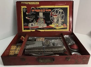 Vintage AC Gilbert No. 8 1/2 FERRIS WHEEL Erector Set Parts C *READ* - Picture 1 of 16