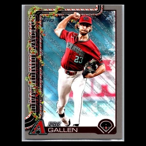 2025 Topps Holiday - #H131 Zac Gallen Glitter Holiday • Arizona Diamondbacks - Picture 1 of 2