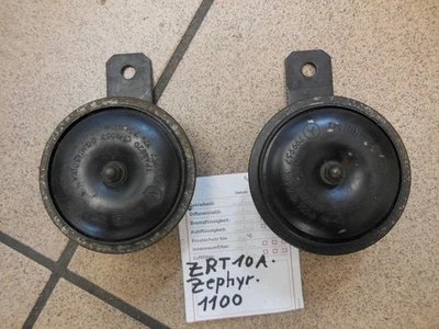 ZR 1100 Zephyr Hupe Hupensatz + Halter OEM links rechts - Bild 1 von 2