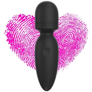Mini Wand Massager,Small Cordless Handheld Massager with 10 Quiet Vibration M... - Picture 1 of 5