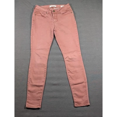 Pantalones de mezclilla ajustados para mujer Bullhead Denim Co. rosa polvoriento talla 5 Foto 1 de 4