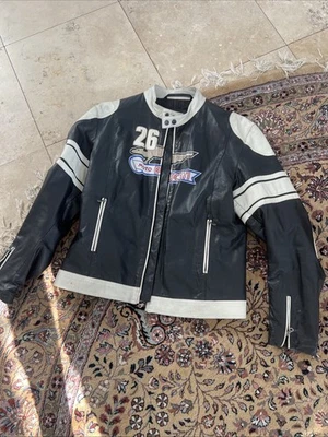 Jaqueta de couro Ducati Performance Vintage Moto 26  - Imagem 1 de 4