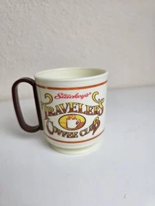 Vintage Stuckey's Traveler's Coffee Club Travel Mug Plastic Whirley Industries - Picture 1 of 13
