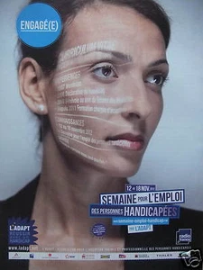 PUBLICITÉ RADIO FRANCE ENGAGÉ AVEC L'ADAPT RÉUSSIR AVEC UN HANDICAP - Bild 1 von 1