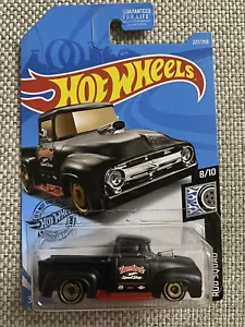 Hot Wheels Rod Squad 2019 Nero Personalizzato 56 Camion Ford - Foto 1 di 5