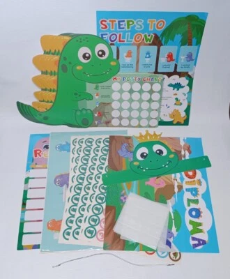 Набор для приучения детей к горшку тема динозавра - Изображение 1 из 4