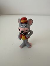 Vintage 1985 Chuck E. Cheese Mouse Showbiz Pizza Time PVC Mini Figure 1980's